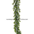 PE Plastic Boxwood Garland for Home Decoration with SGS Certificiate (48099)
